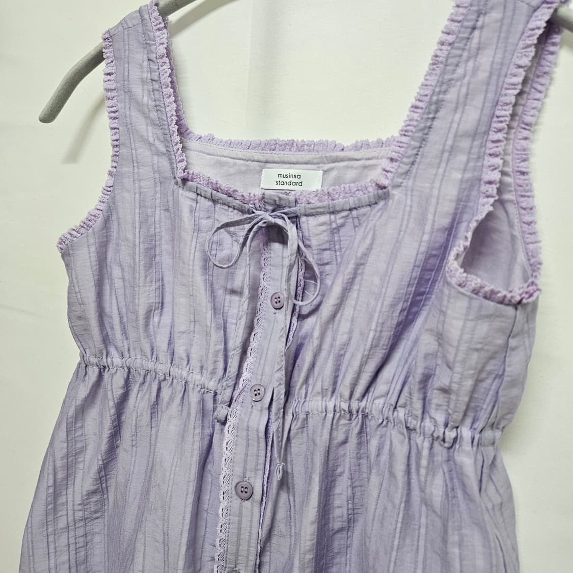 무신사스탠다드 플레어 슬리브리스 XS 상품이미지2