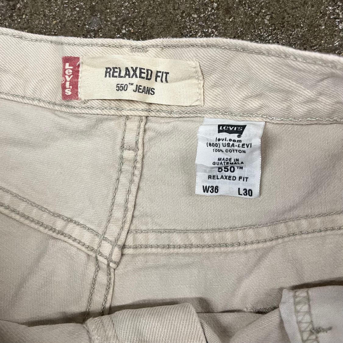 00s Levis550 데님 팬츠 (36”) 상품이미지6