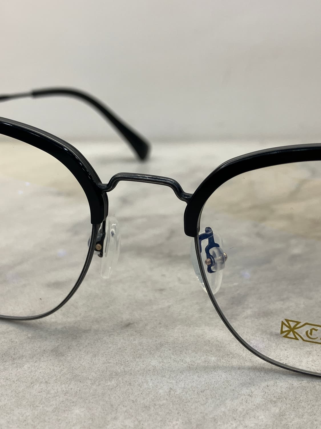 B33 크루세이드 Crusade 블랙 스틸 하금테 안경(14g) 상품이미지5