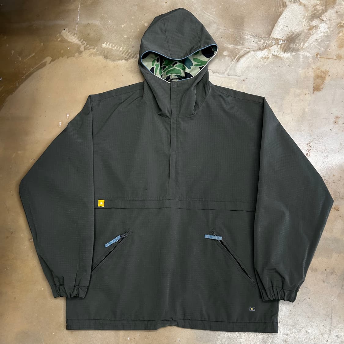 100 에스티보 리버시블 카모 반집업 아노락 상품이미지4