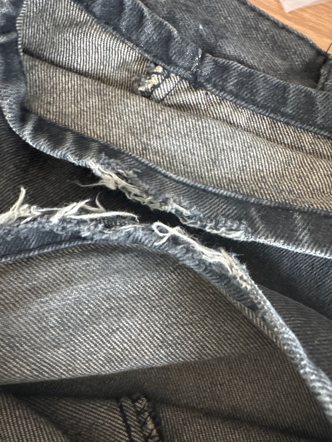 블랙업 버핀더 워싱 벌룬 데님팬츠 상품이미지2