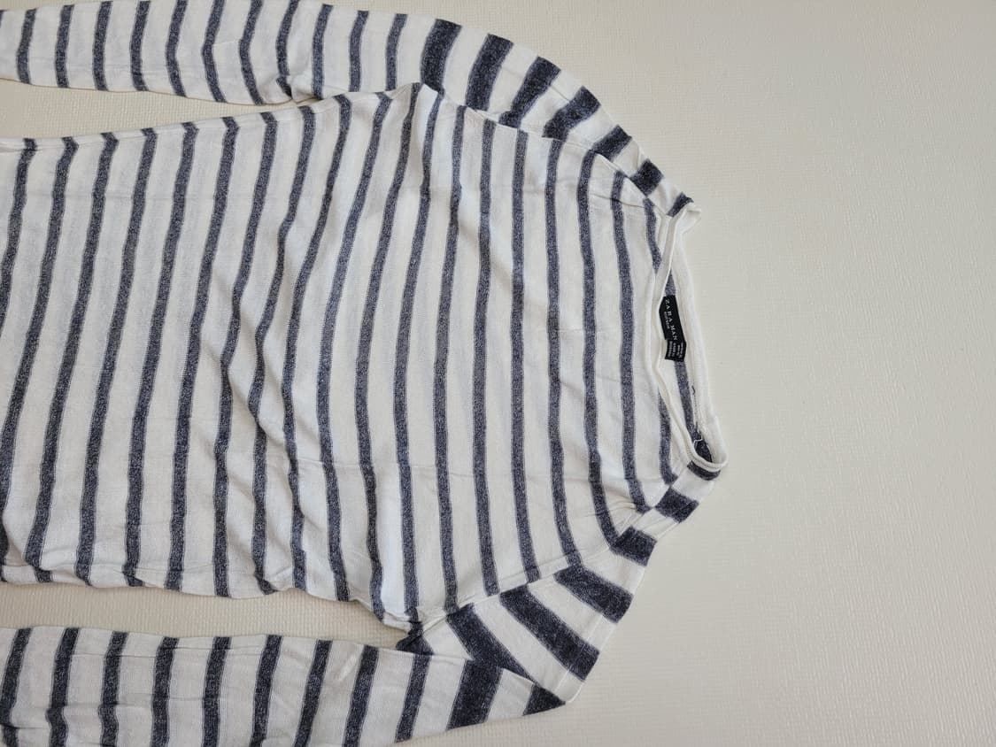 자라맨 ZARAMAN 스트라이프 니트 100 화이트 상품이미지2