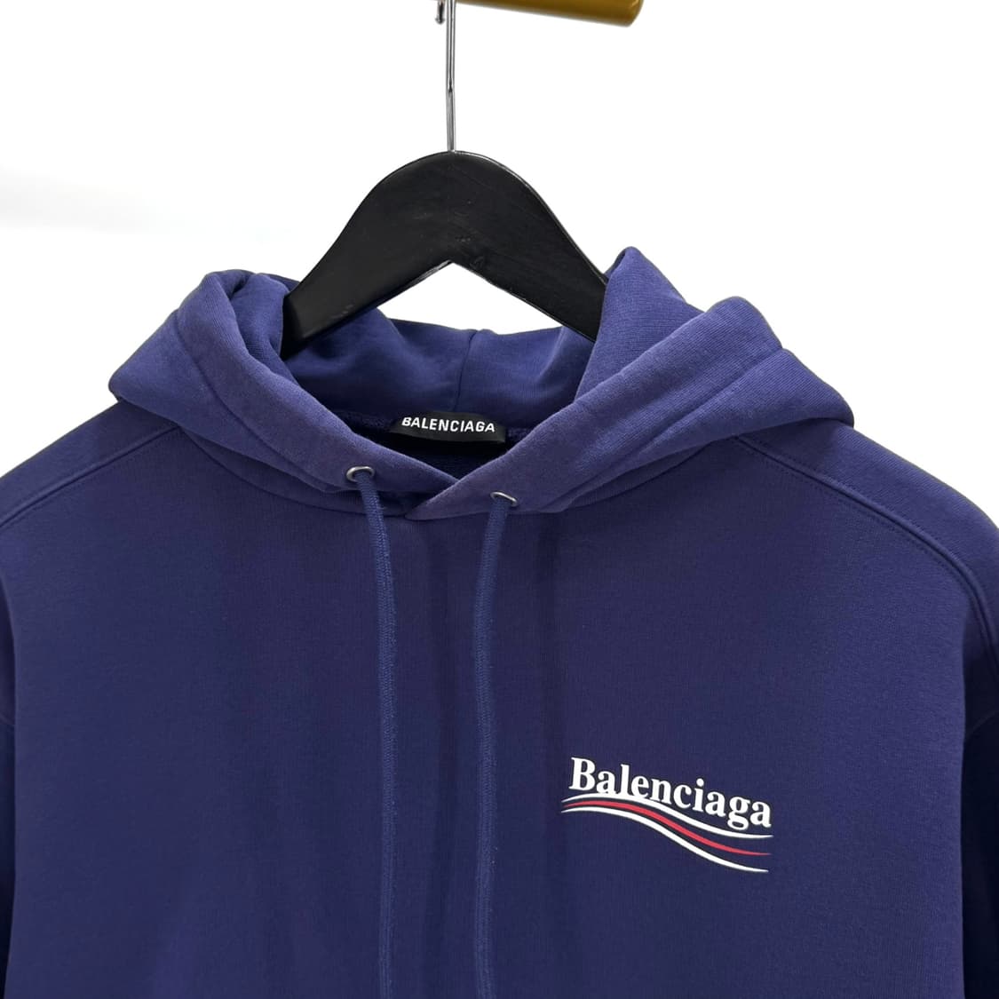 [S사이즈] 발렌시아가 웨이브로고 긴팔 후드 티셔츠 상품이미지4