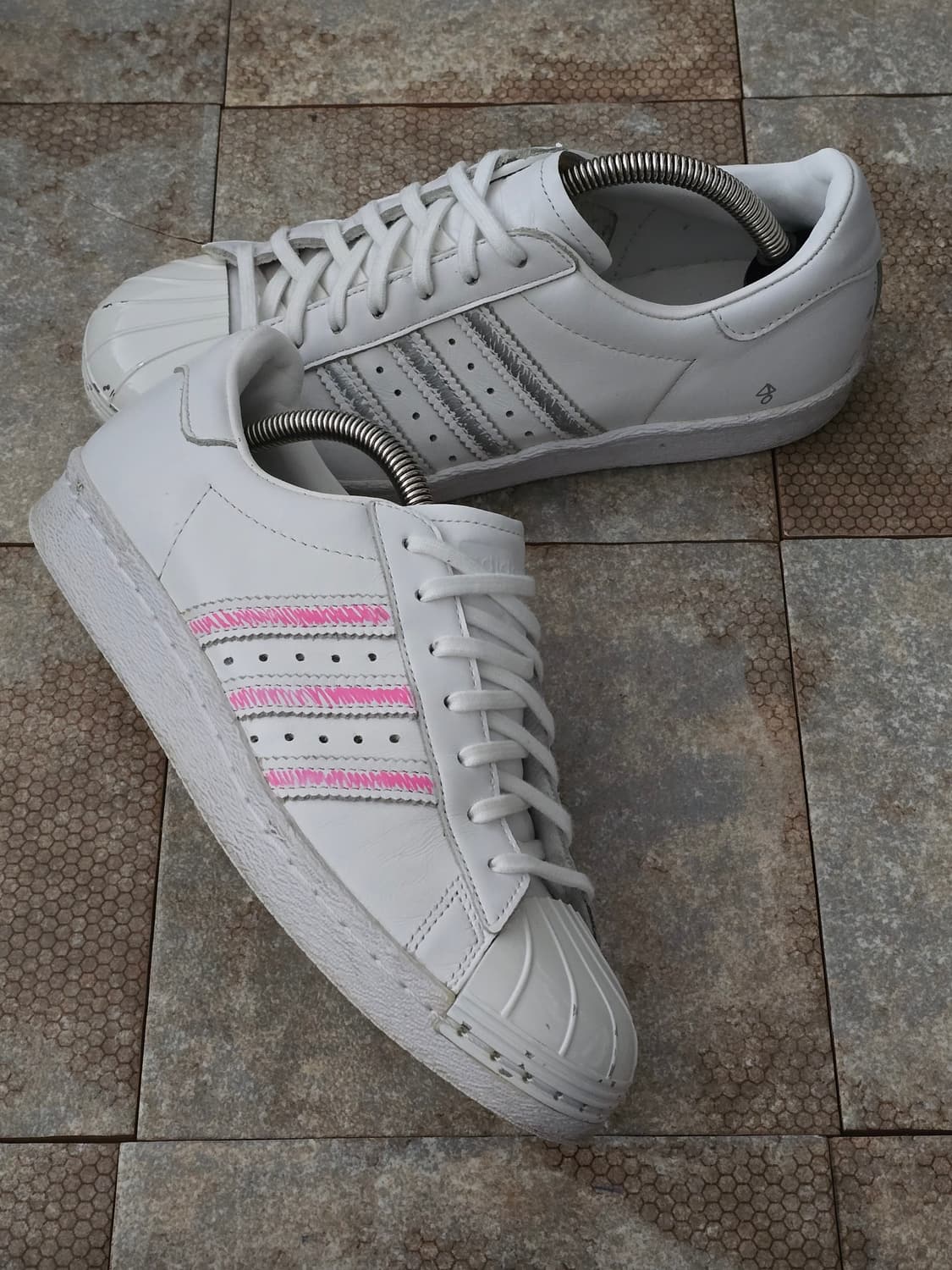 (240)아디다스 슈퍼스타 80s 메탈토 커스텀 상품이미지7