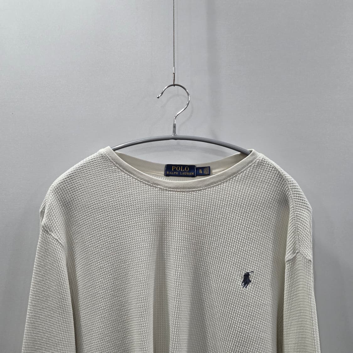 폴로랄프로렌 와플 롱슬리브 화이트 XL 상품이미지2