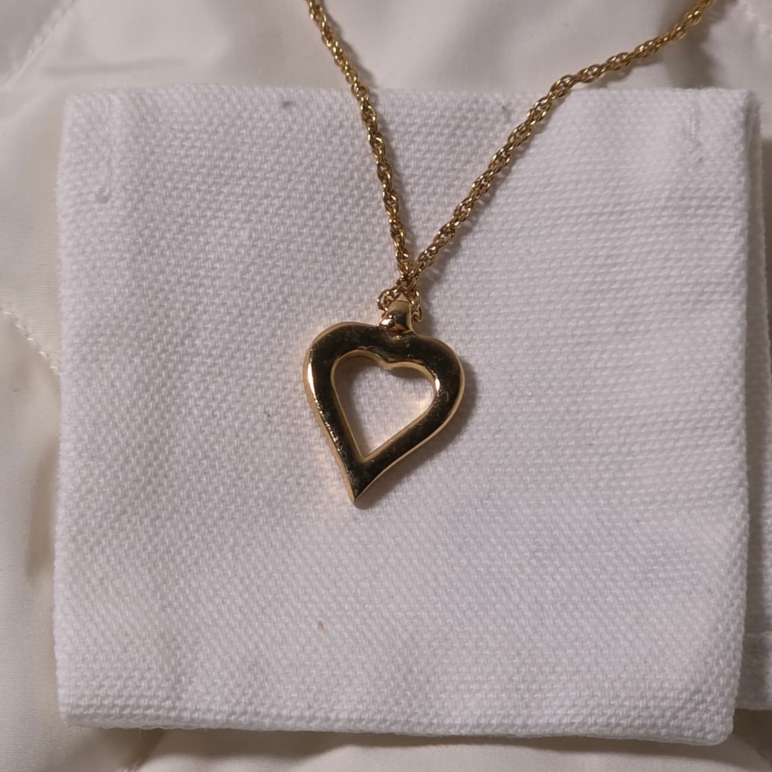 DIOR 디올 큐빅 하트 팬던트 목걸이 상품이미지4