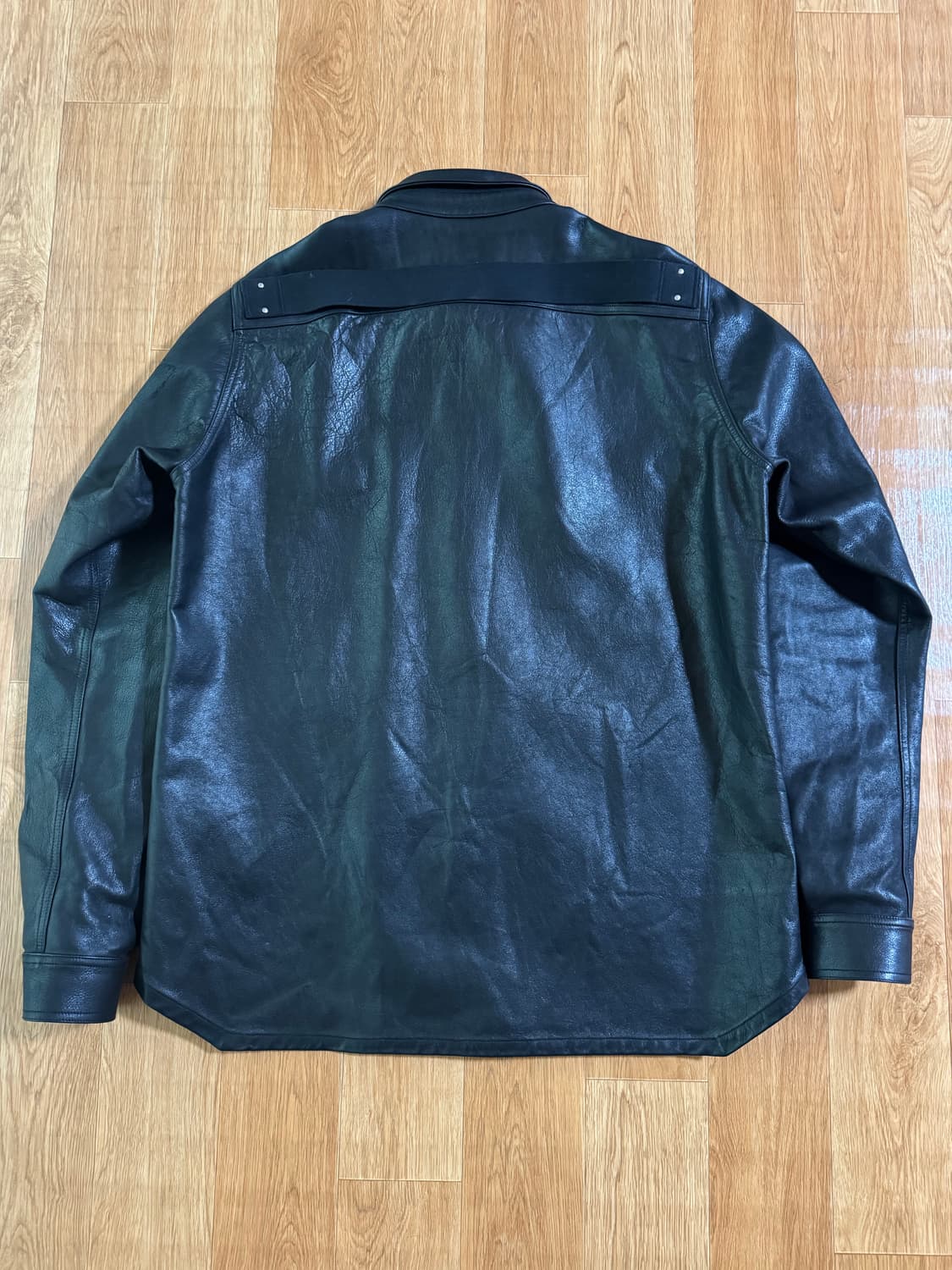 [52]릭오웬스 레더 셔츠 자켓 상품이미지1