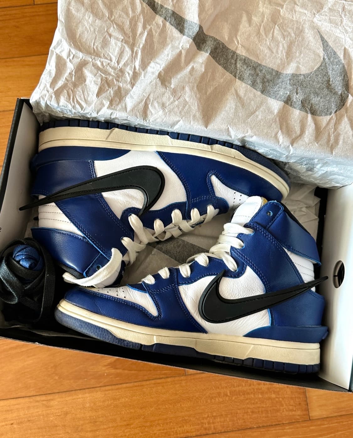 엠부쉬 덩크하이 로얄블루 230 상품이미지2