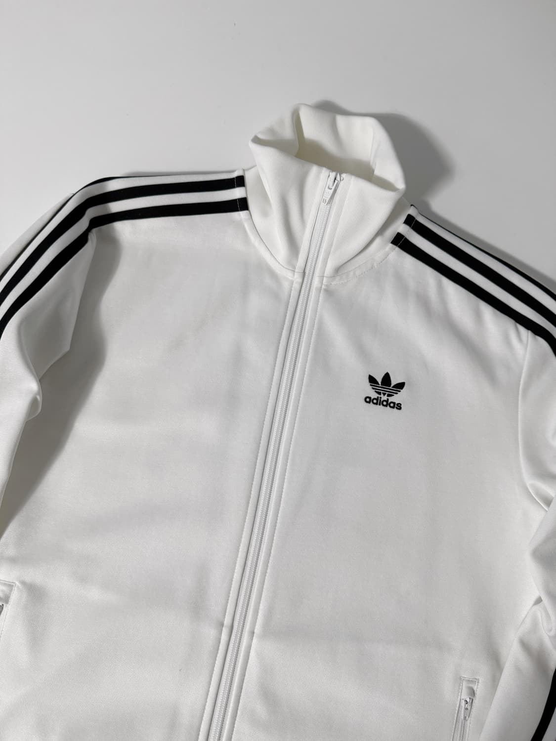 아디다스 루즈핏 화이트 베켄바우어 투웨이 트랙 져지 상품이미지3