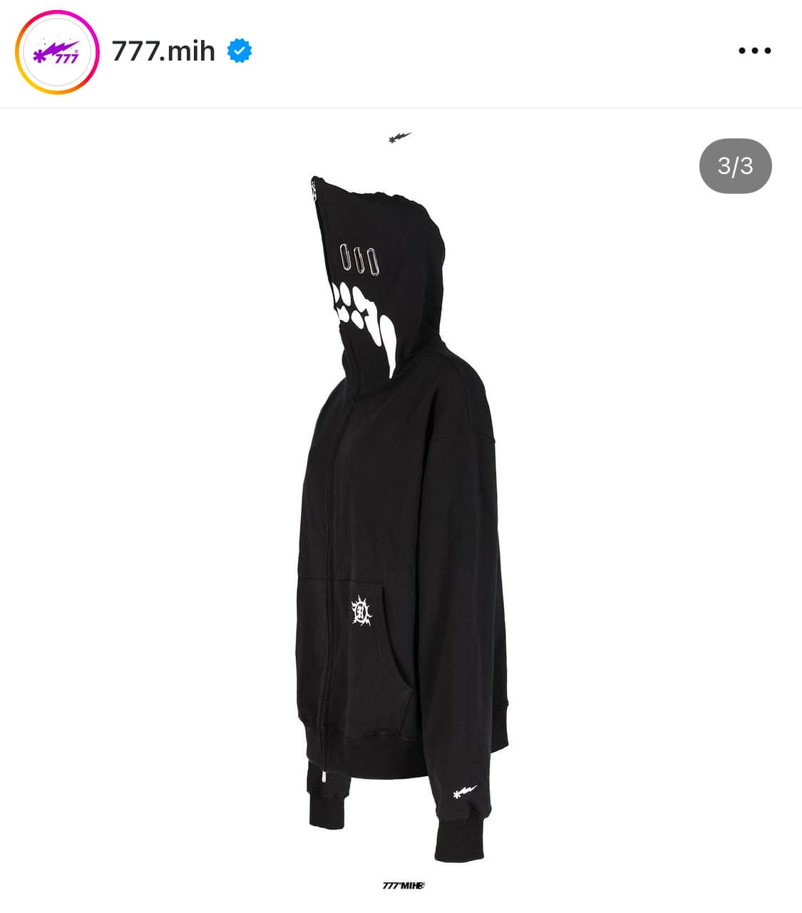 777Mih 풀후드집업 최저가 (베이프맛) 상품이미지3