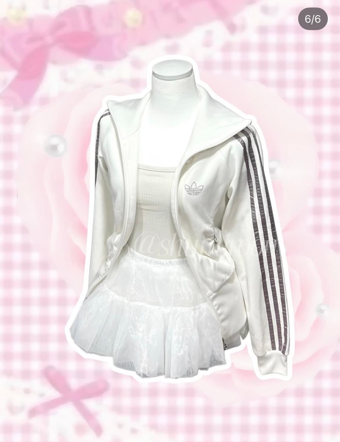 [셋업] 오리엔탈 일본 빈티지&아디다스 큐빅 갸루져지 상품이미지7