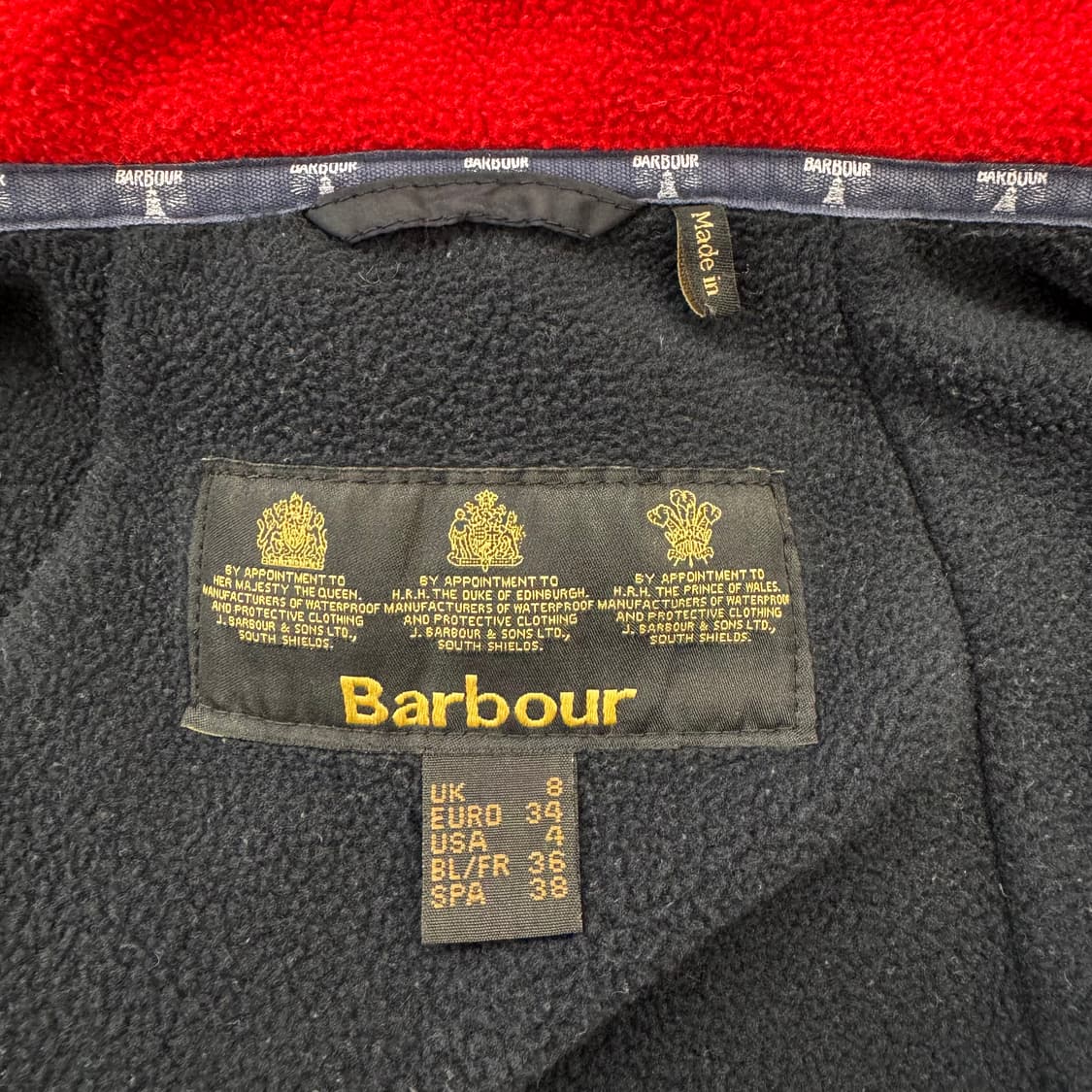 바버 우먼스 사우스 쉴즈 퀼팅 자켓 (S)   상품이미지7