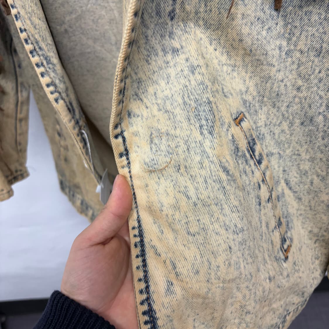 빈티지 프린지 데님 자켓 상품이미지9