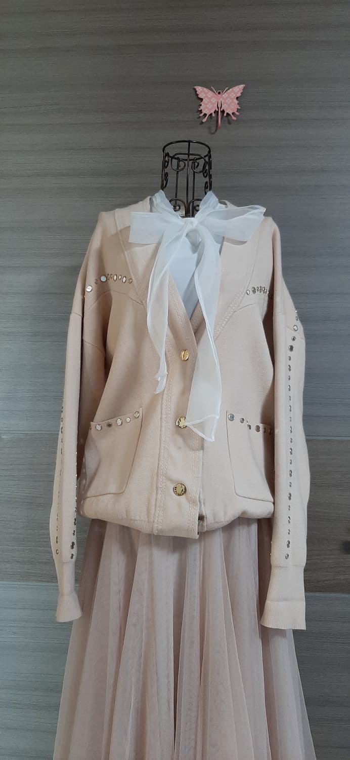 산드로 금장버튼 가디건 상품이미지2