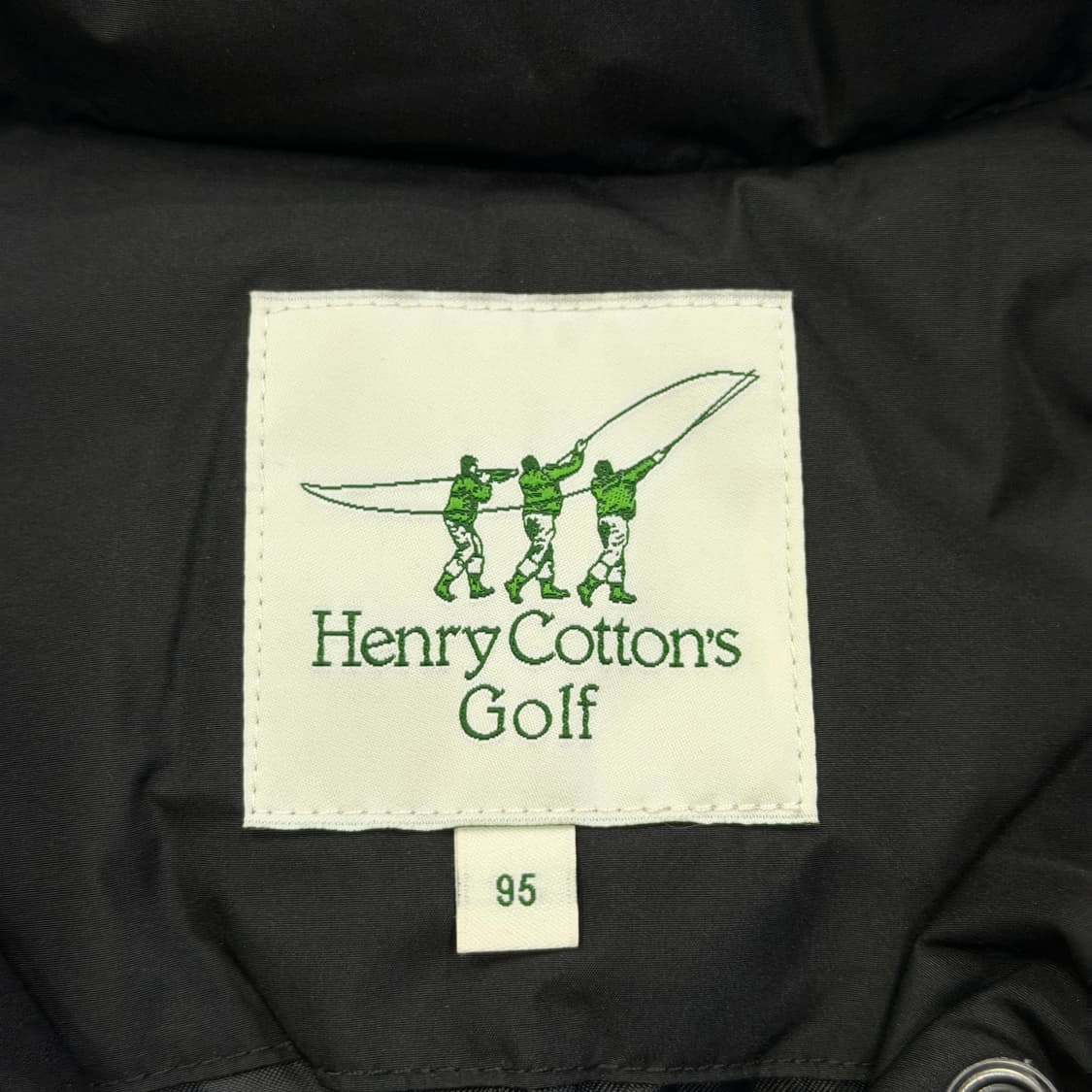 헨리코튼 골프 벨트 구스다운 패딩 코트 자켓 블랙 M 95 상품이미지4