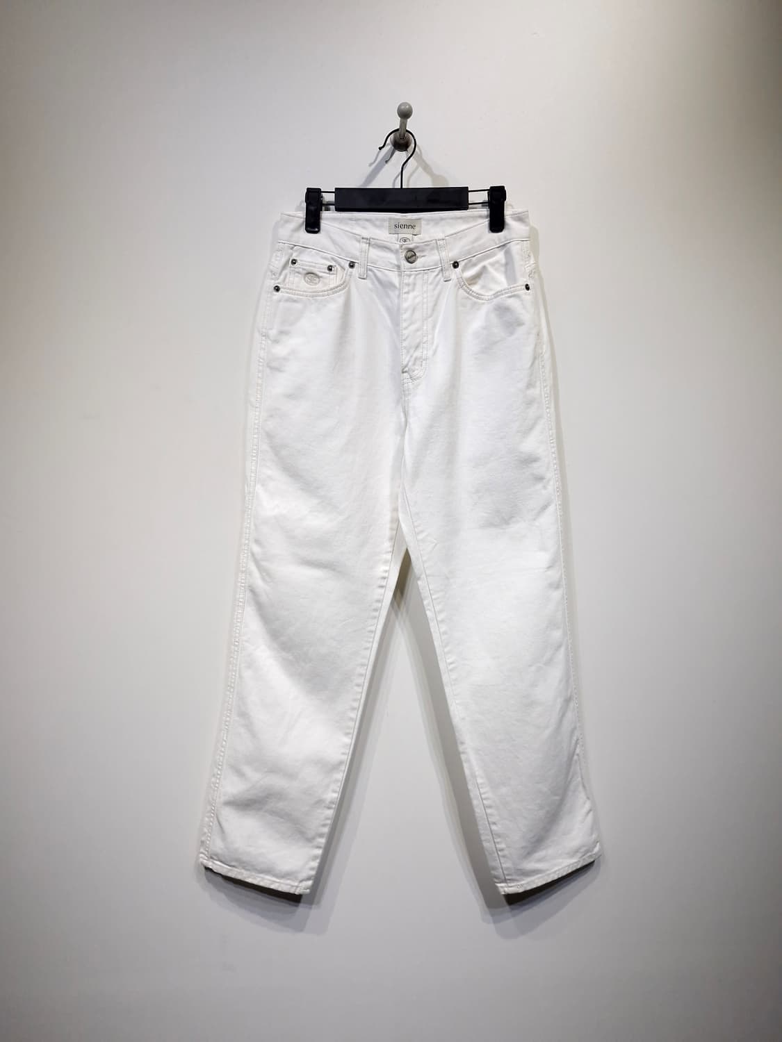 시엔느(SIENNE)All Right 데님 팬츠 화이트 상품이미지3