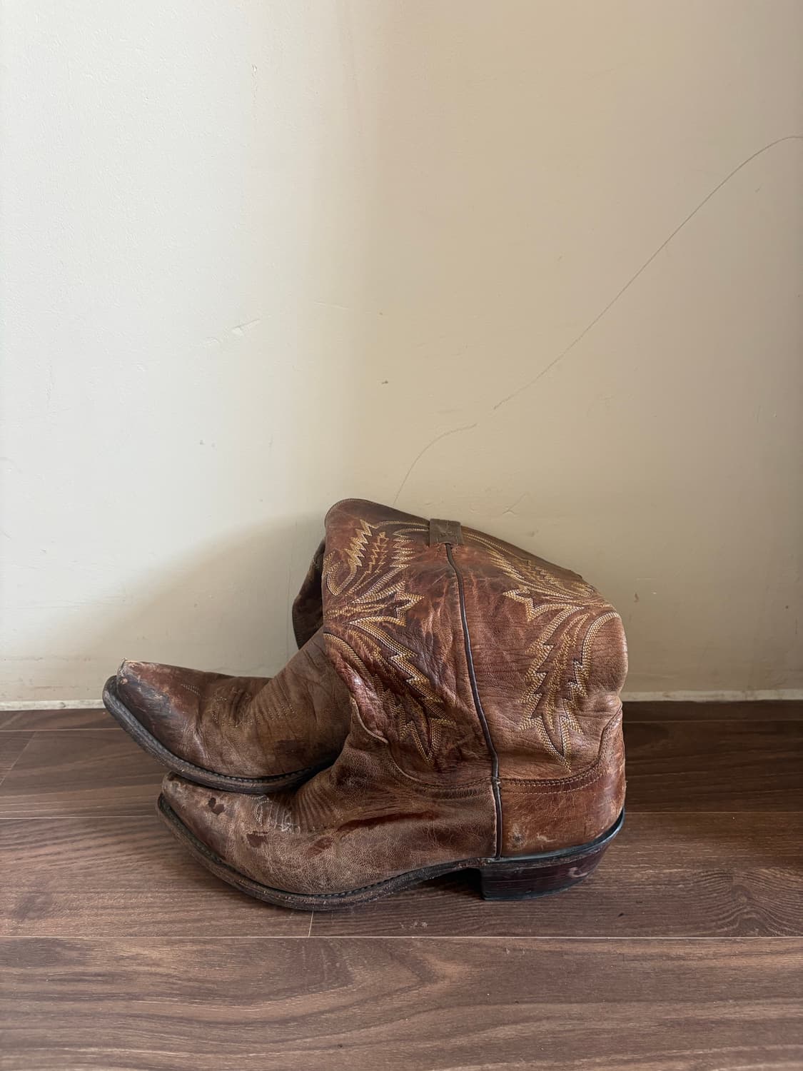 70s 미국 빈티지 웨스턴 수제 부츠 250-260  상품이미지3