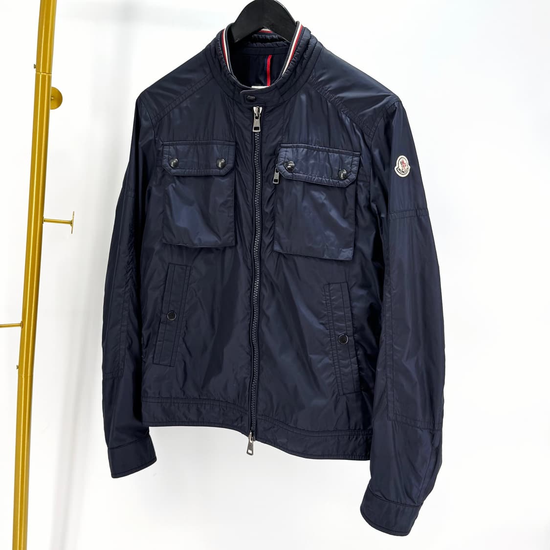 [3사이즈] 몽클레어 바람막이 집업 자켓 네이비 상품이미지1