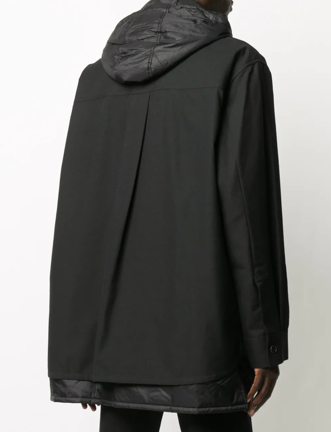 준지 Juun.J 나일론 후드 내피 셔츠 자켓 블랙 상품이미지3