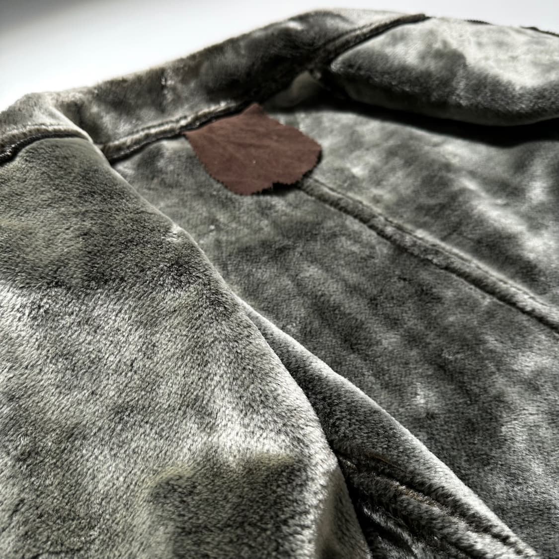 스웨이드 레더 시어링 무스탕 싱글 자켓 상품이미지8