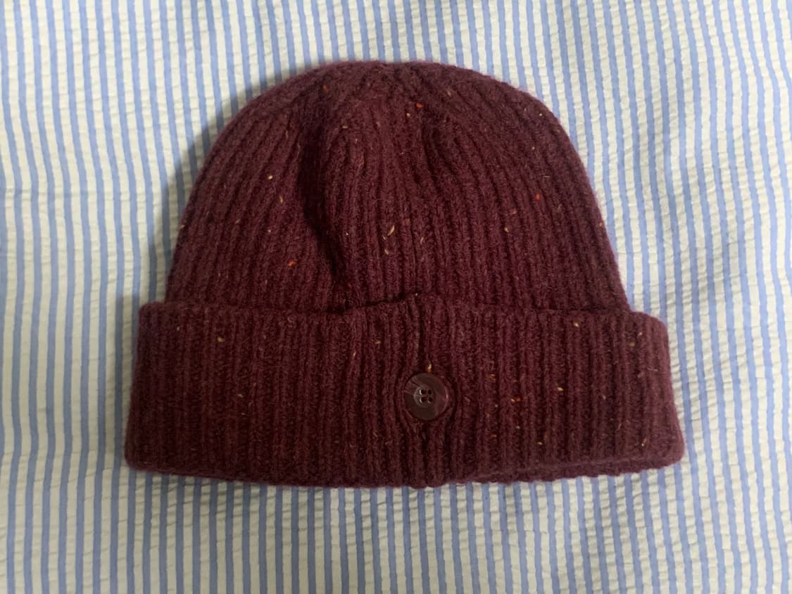 Carhartt 칼하트 앵글리스틱 비니 버건디 상품이미지3