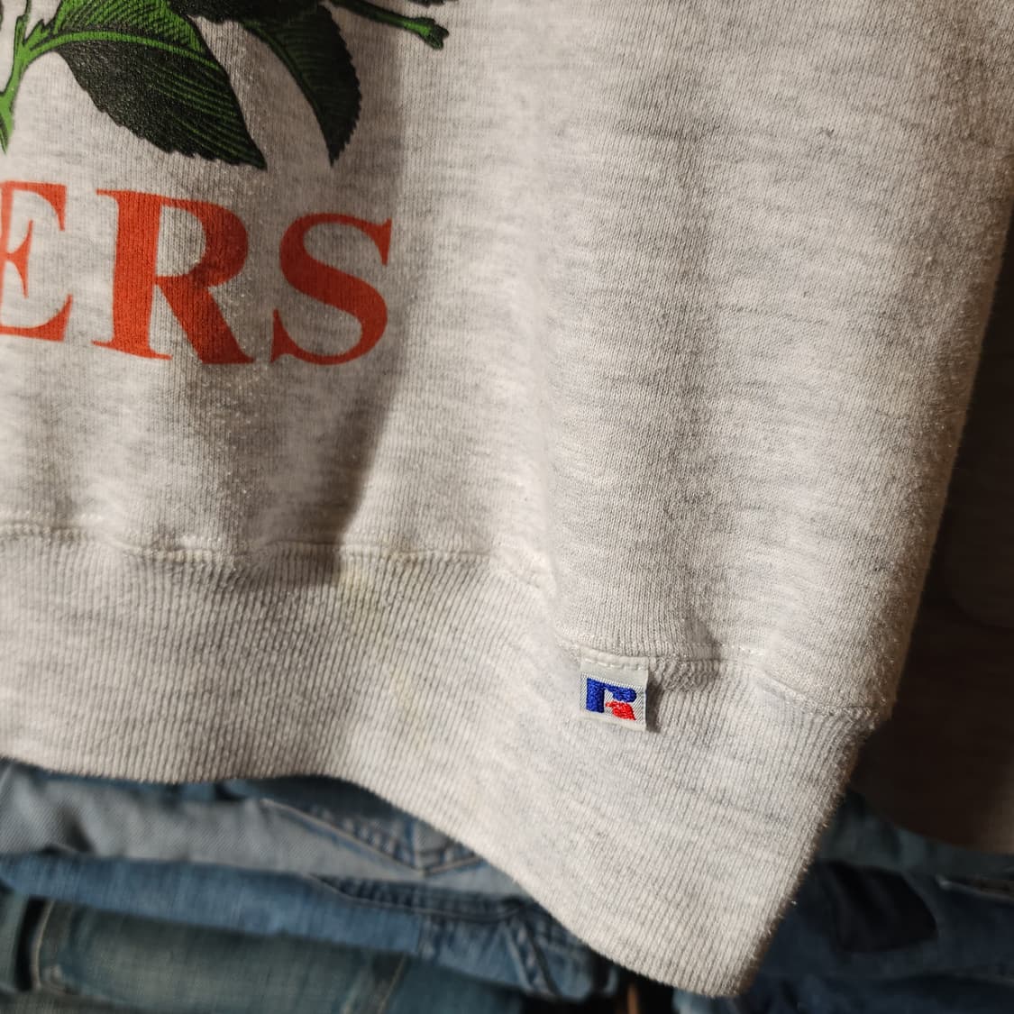 90s 러셀 맨투맨 스웻셔츠 오번 유니버시티 빈티지 프린팅 L 상품이미지8