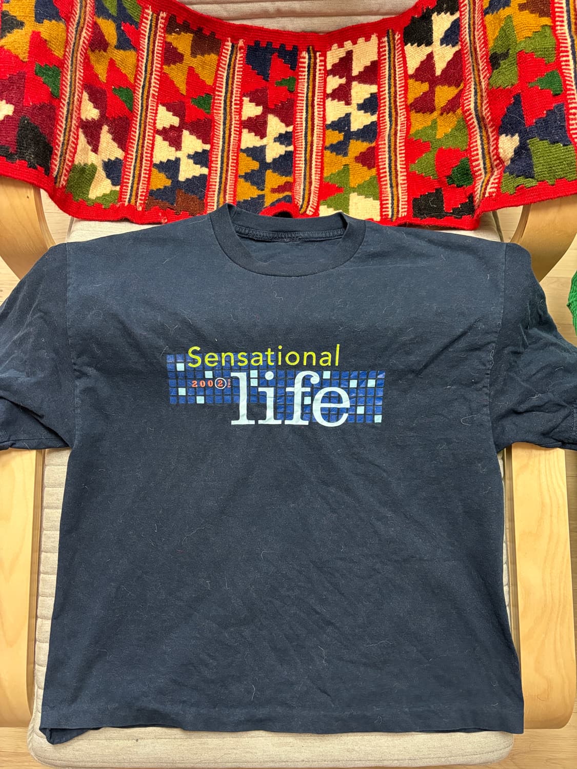 빈티지 네이비 티셔츠 상품이미지1