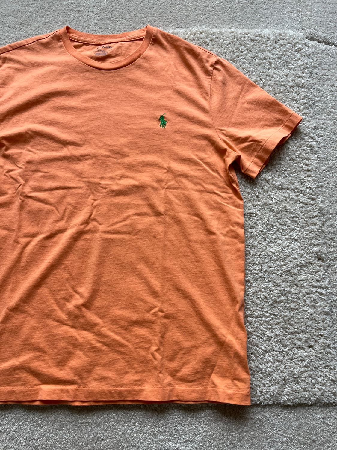 Polo Ralph Lauren 오렌지 크루넥 티셔츠 (100-103) 상품이미지3