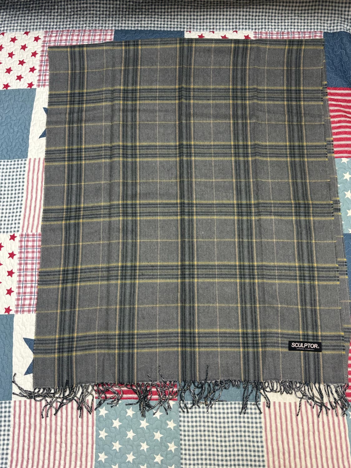 스컬프터 체크 목도리  상품이미지2