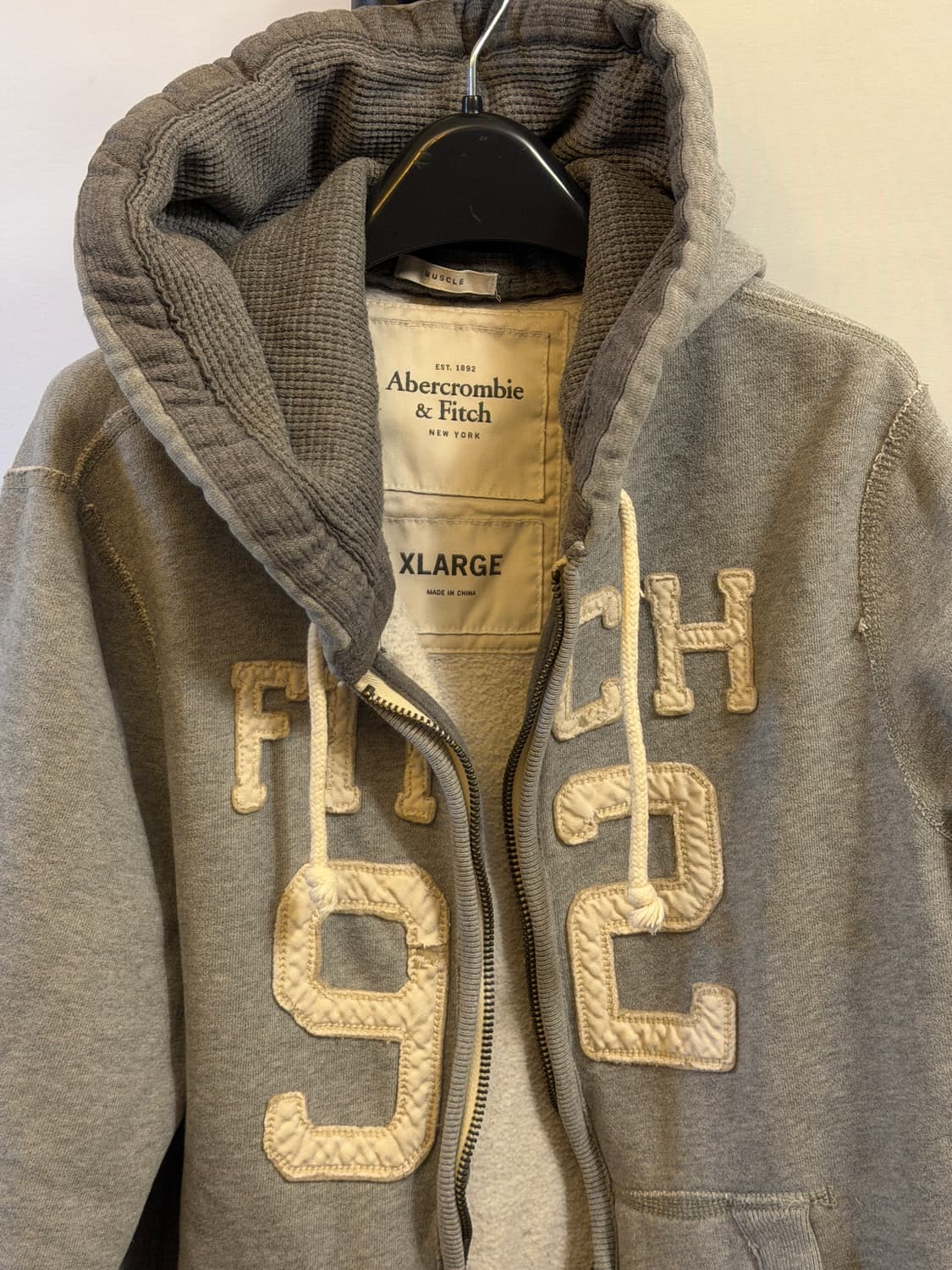 아베크롬비 빅로고 후드집업 상품이미지3