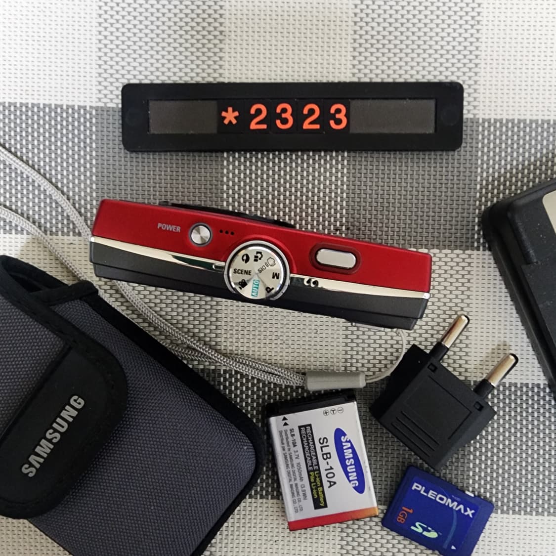 삼성 블루 P 100 디지털카메라 레드바디 상품이미지3