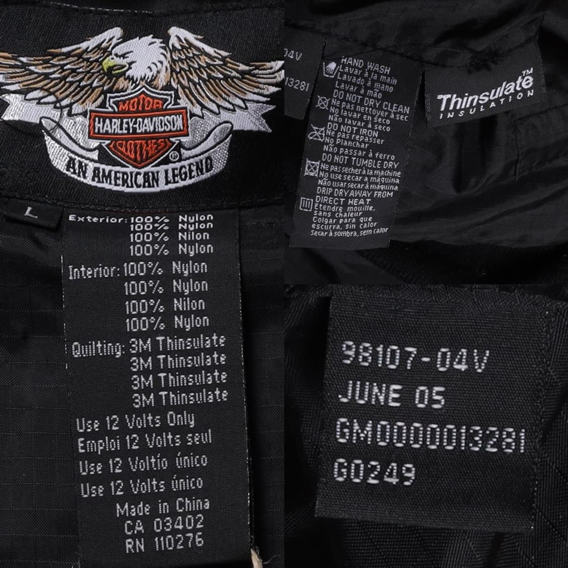 할리 데이비슨 Harley Davidson Nylon Jacket 

 상품이미지9