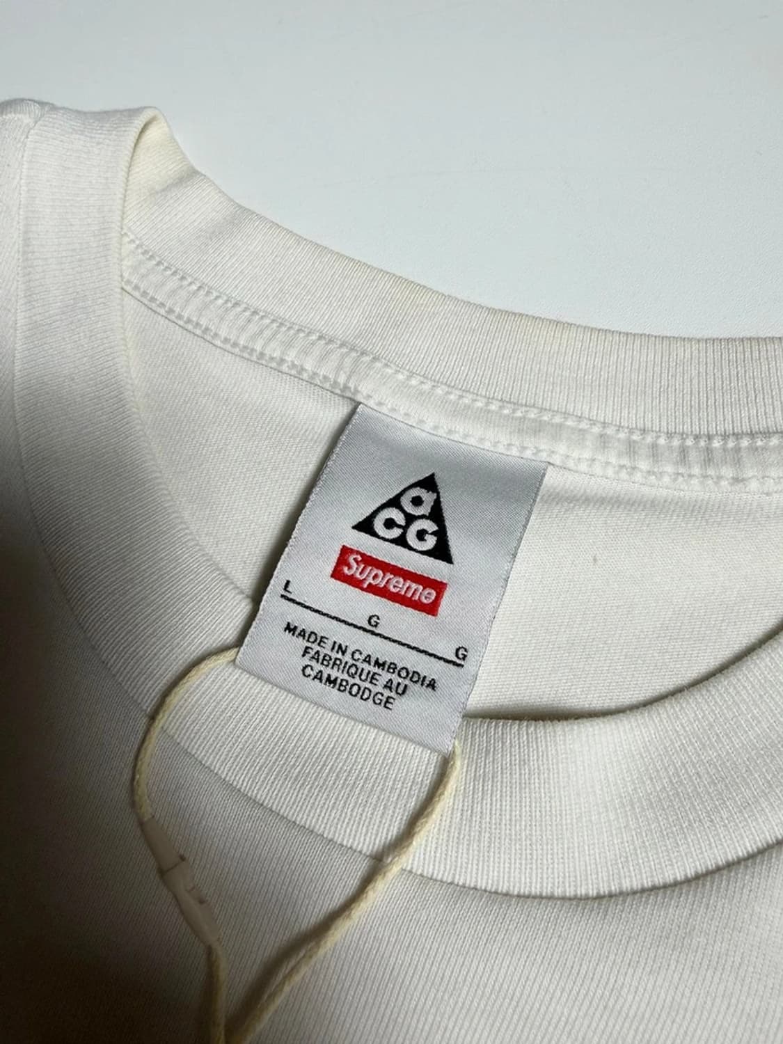 슈프림x나이키 ACG 21FW 그리드 반팔 티셔츠 R1809 상품이미지5