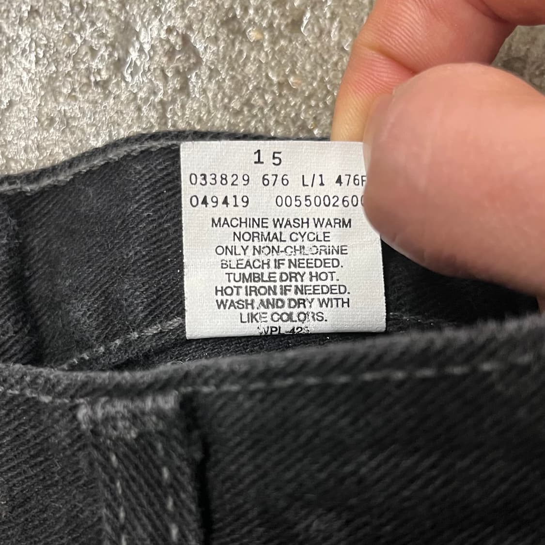 90s Levis550 블랙진 (31) 상품이미지7