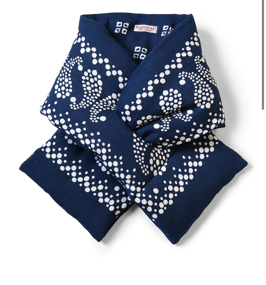 Kapital  머플러 네이비 상품이미지1