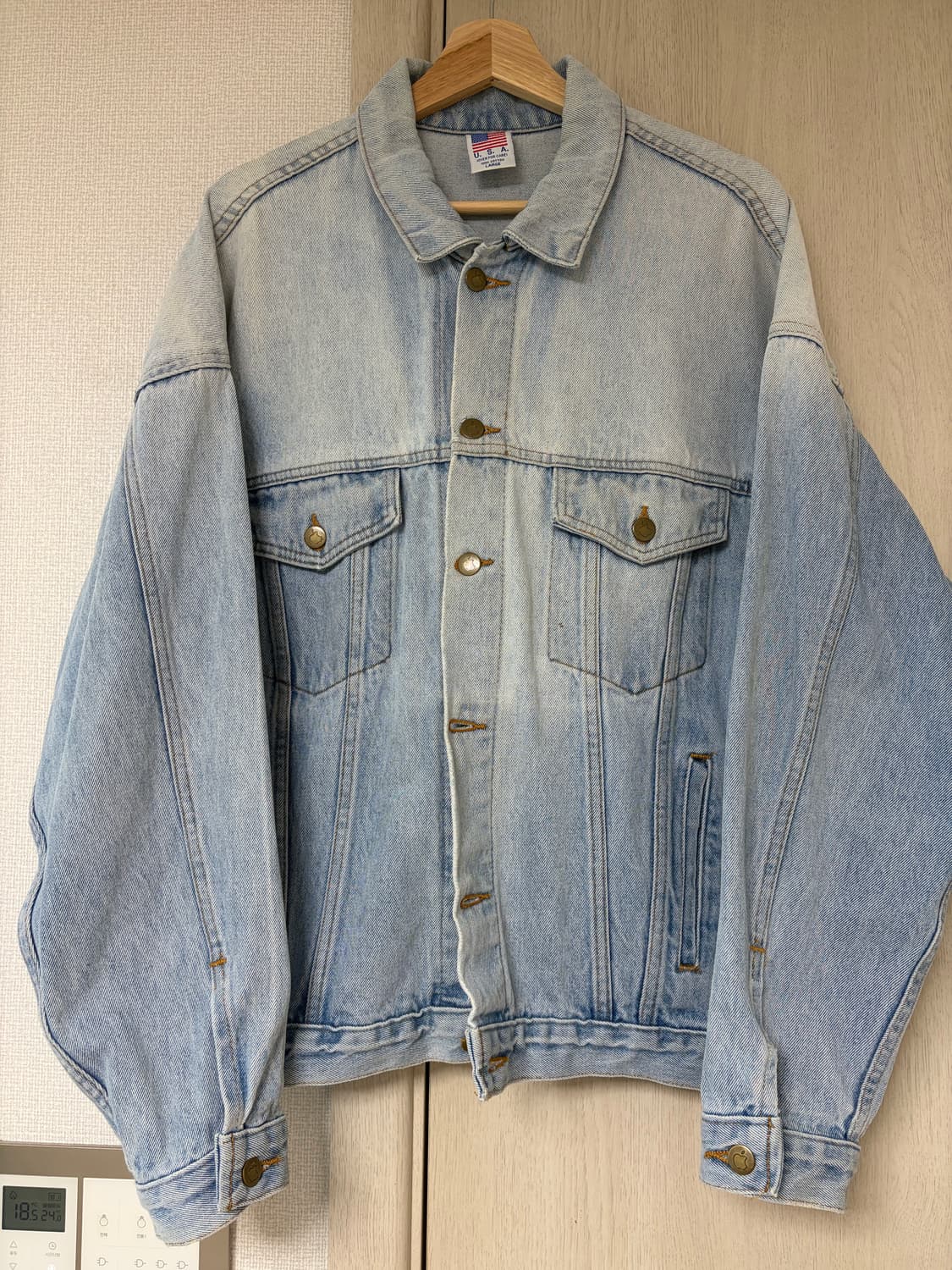 80s apple denim jacket 상품이미지2