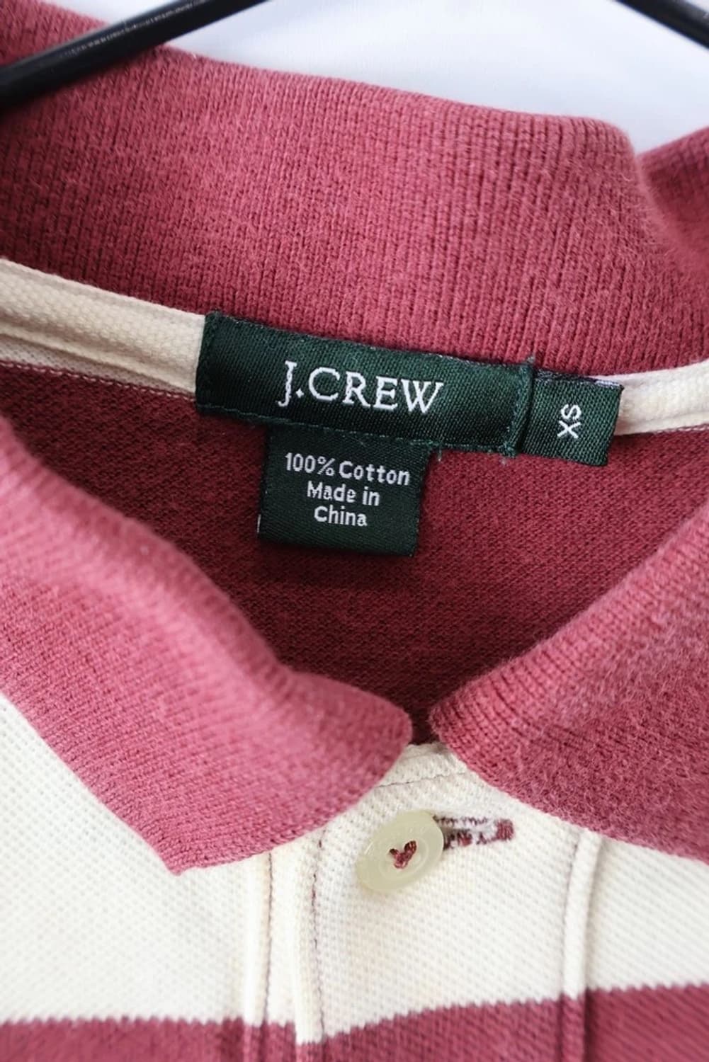 J.CREW Burgundy Stripe Polo Shirt 상품이미지5