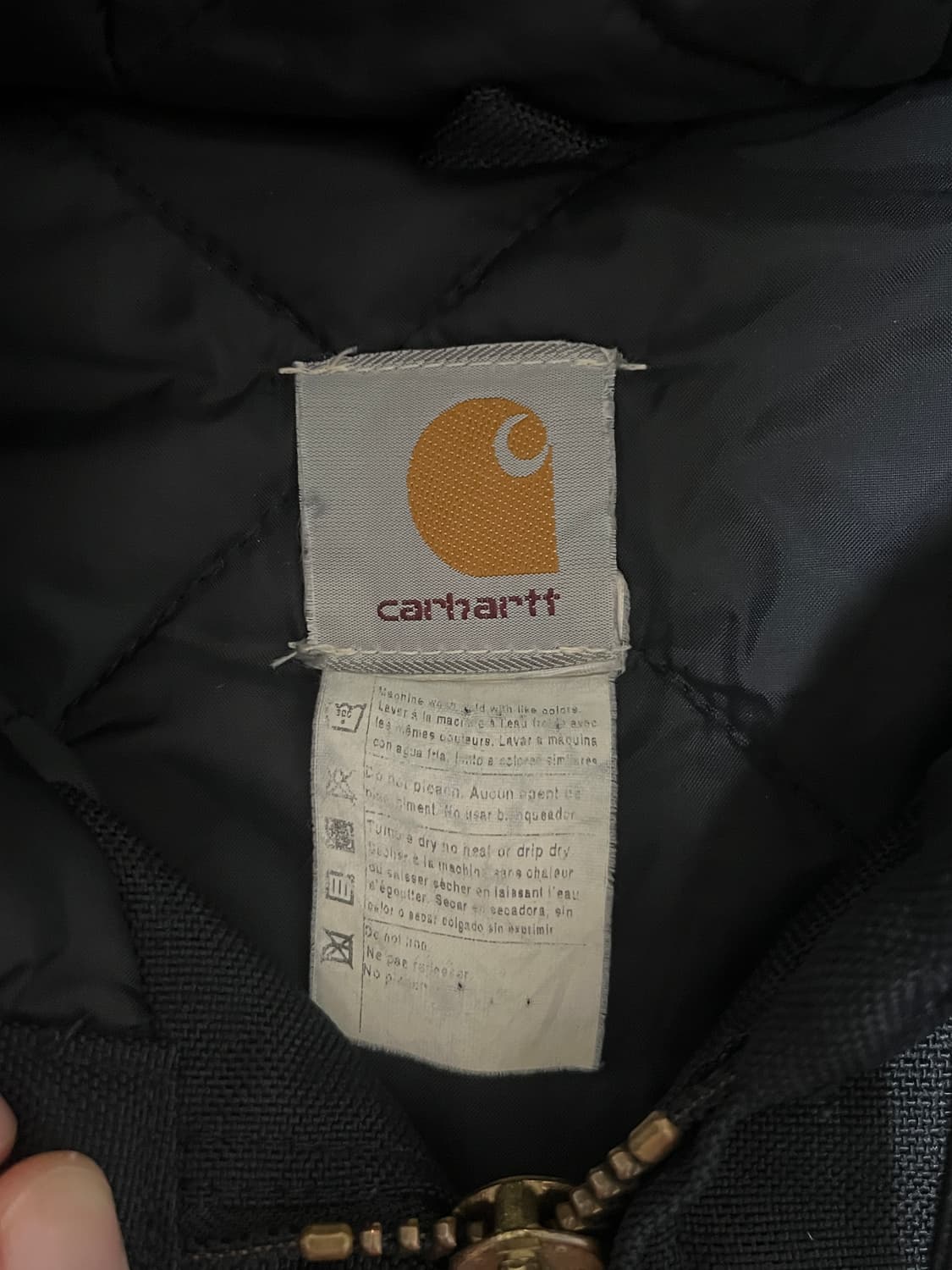 칼하트 익스트림 액티브 자켓 J133 블랙 후드 집업 점퍼 상품이미지5