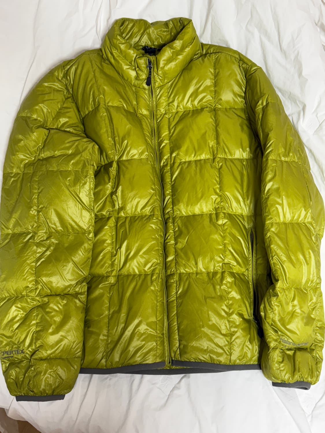 디스이즈네버댓 퍼텍스 라이트 다운 자켓 올리브 옐로우 M 상품이미지2