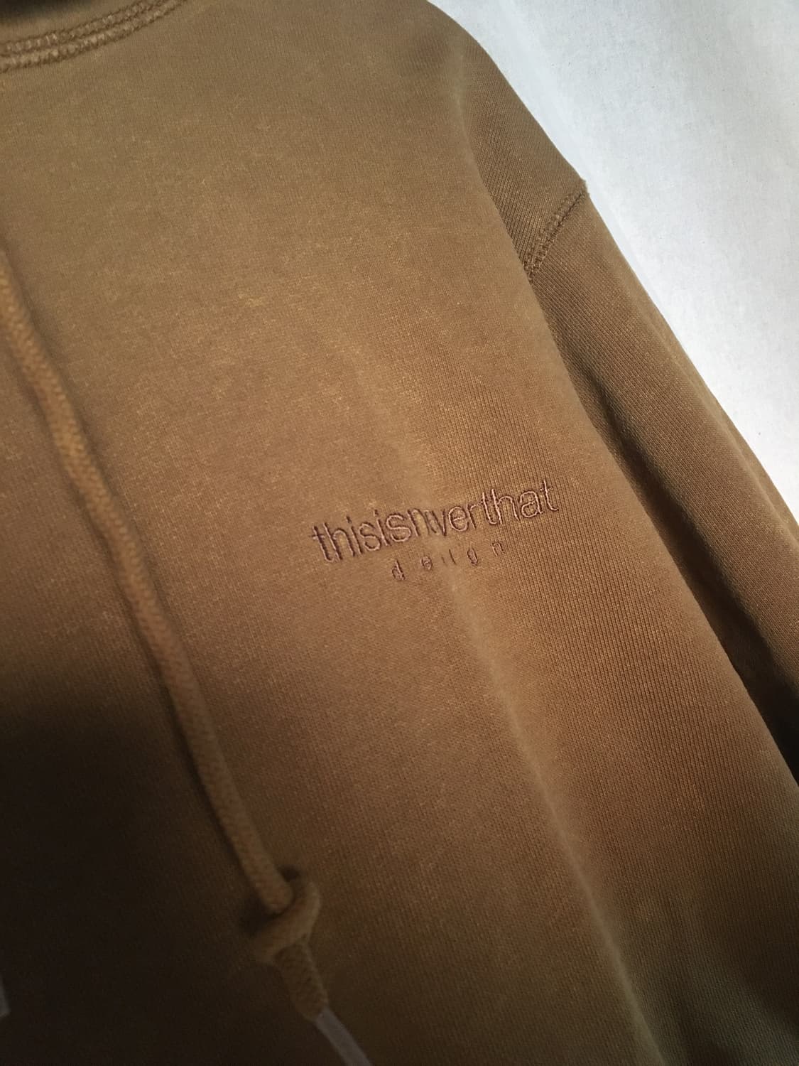 디스이즈네버댓 Side Paneled Hoodie Coyote 후드티 상품이미지9