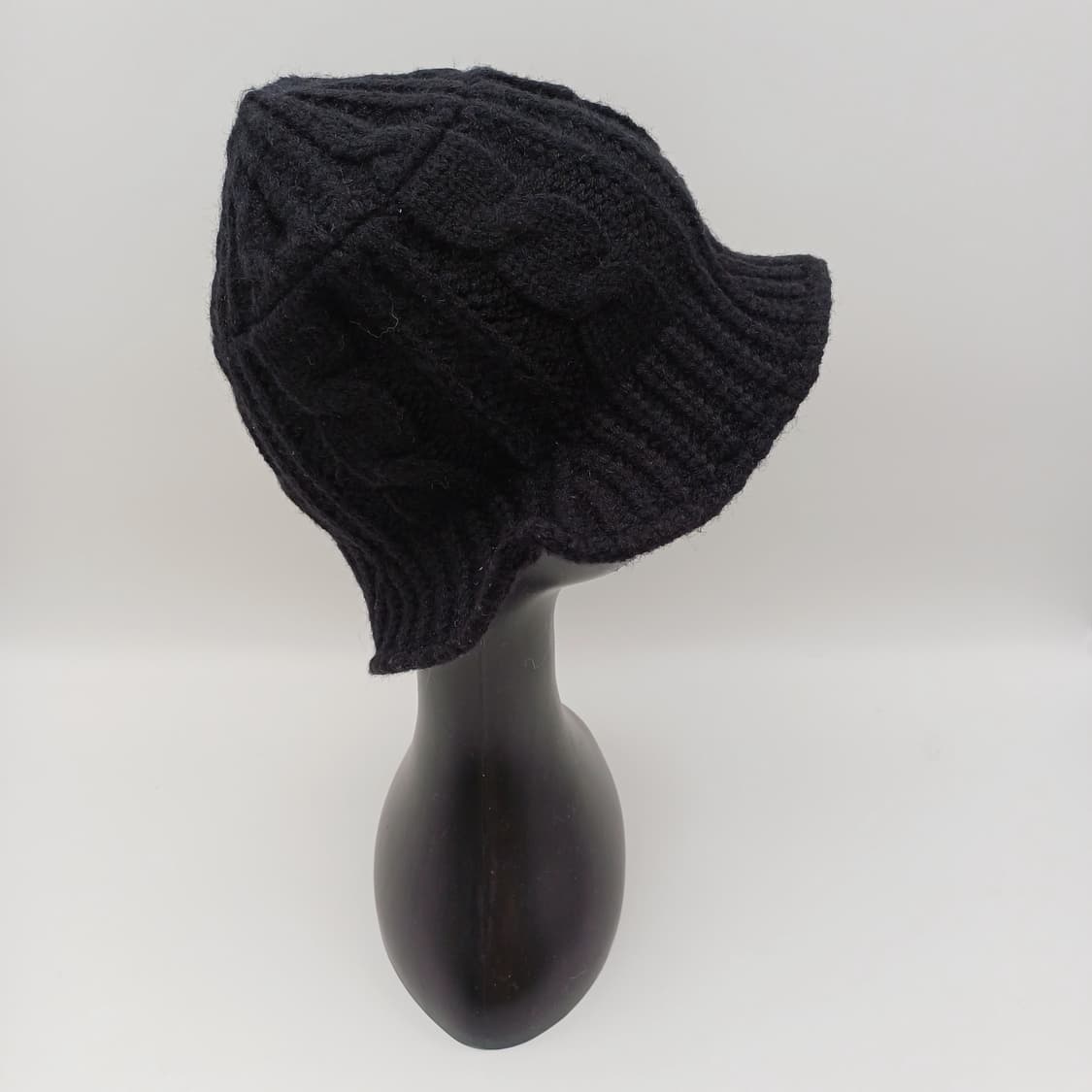 일본 빈티지 니트 벙거지 버킷햇 모자 [BF10445-162-61] 상품이미지4