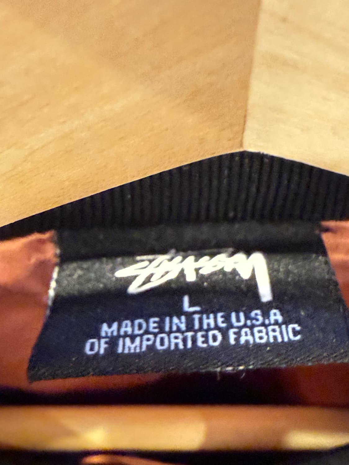 스투시 오렌지 봄버 자켓 상품이미지2