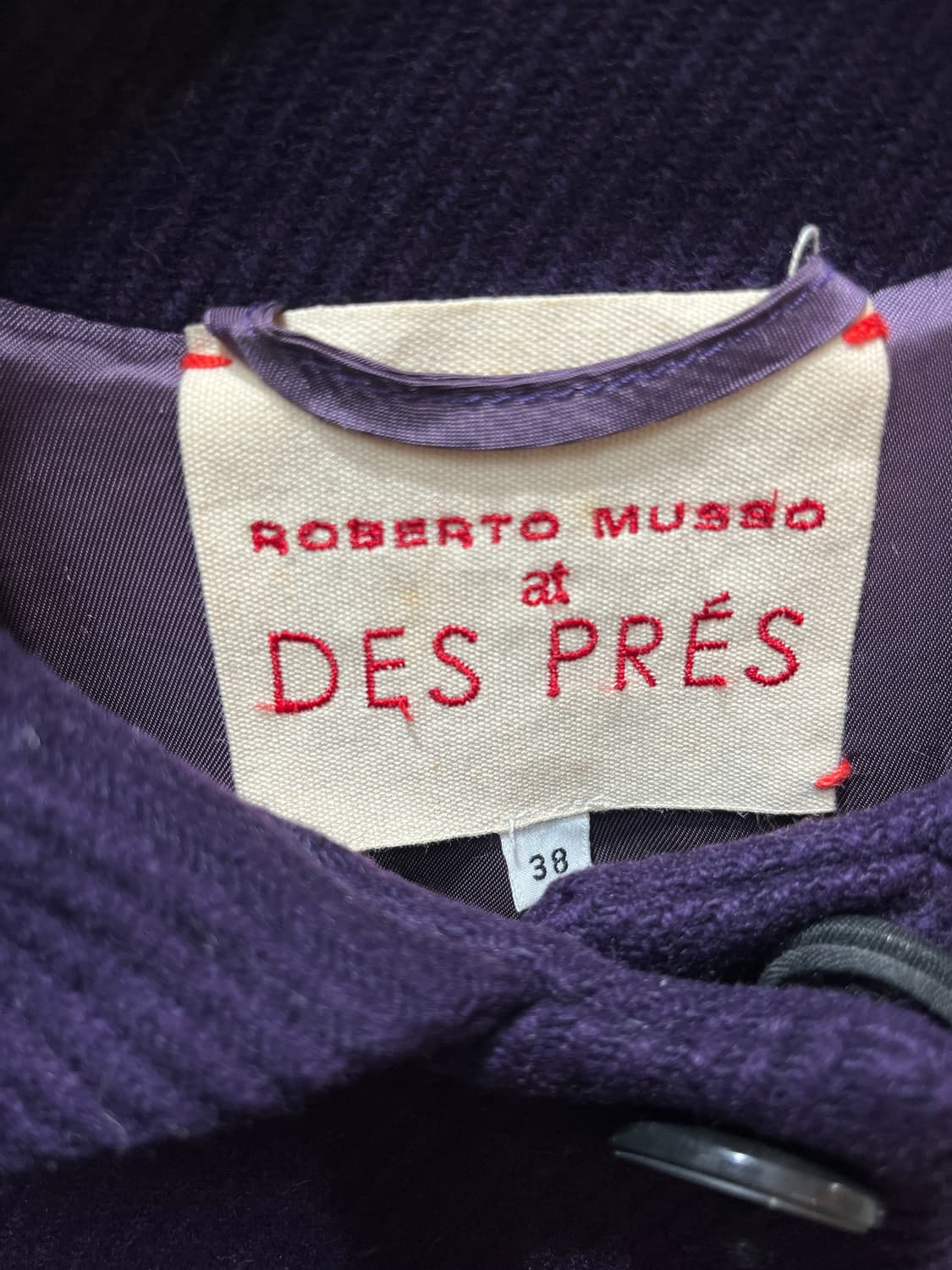 roberto musso wool coat 상품이미지5