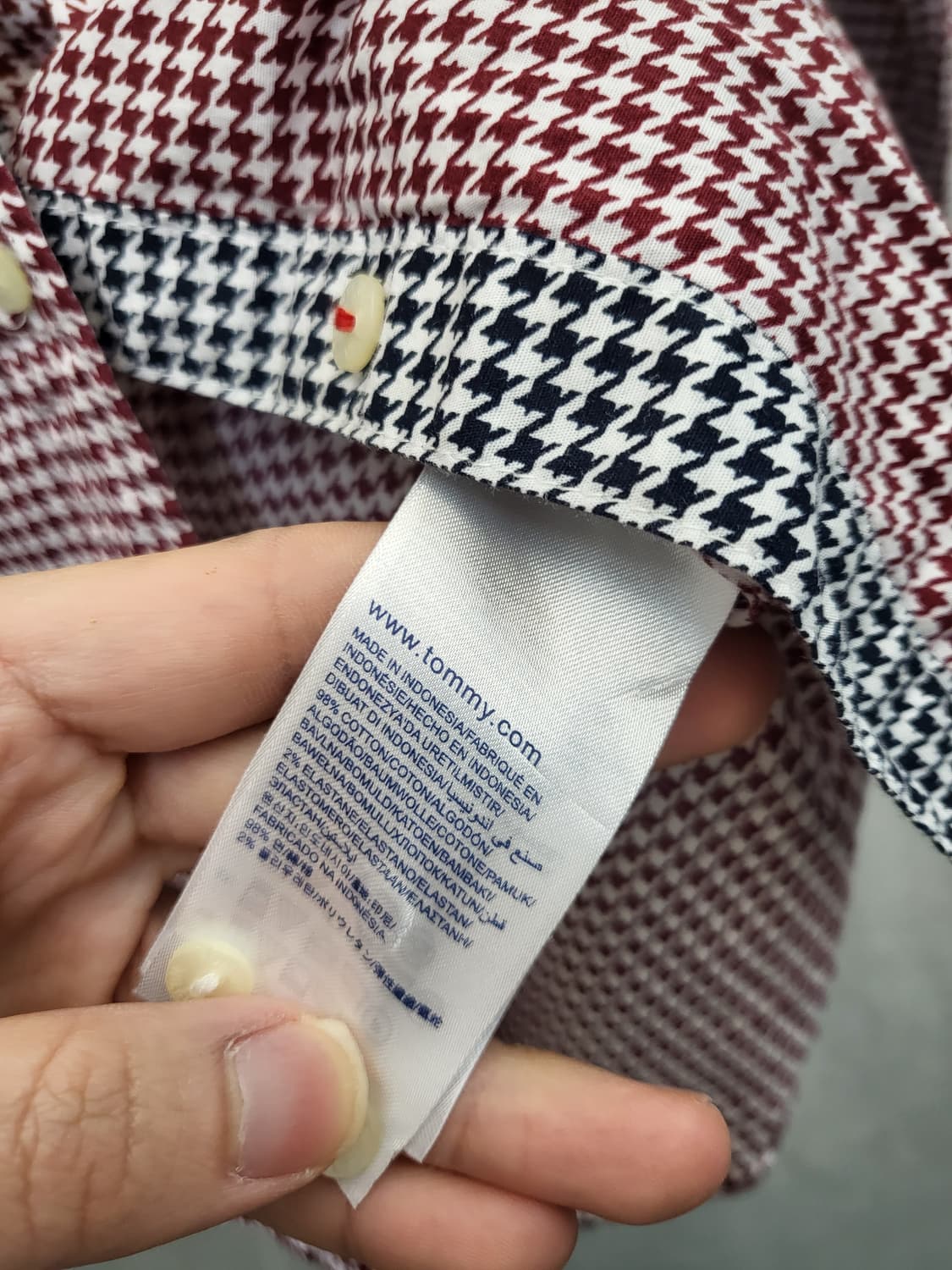 타미힐피거 체크 셔츠 긴팔 상품이미지4