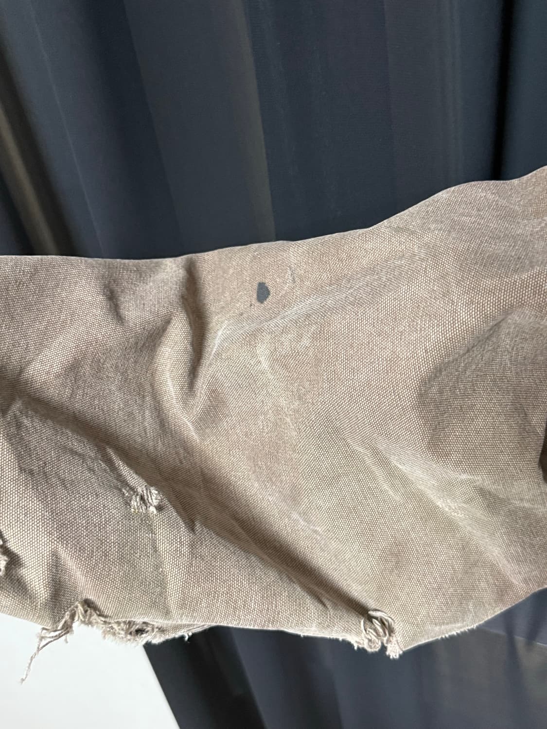 칼하트 모카색 해비아우터 데님후드집업 판매  상품이미지4