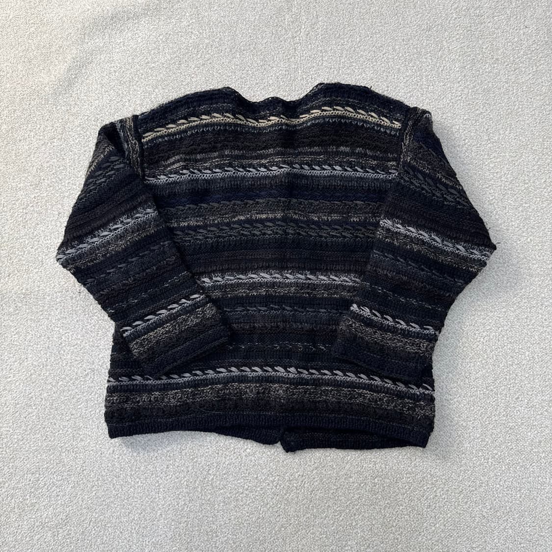 M 빈티지 에스닉 패턴 니트 가디건 0223T 상품이미지2