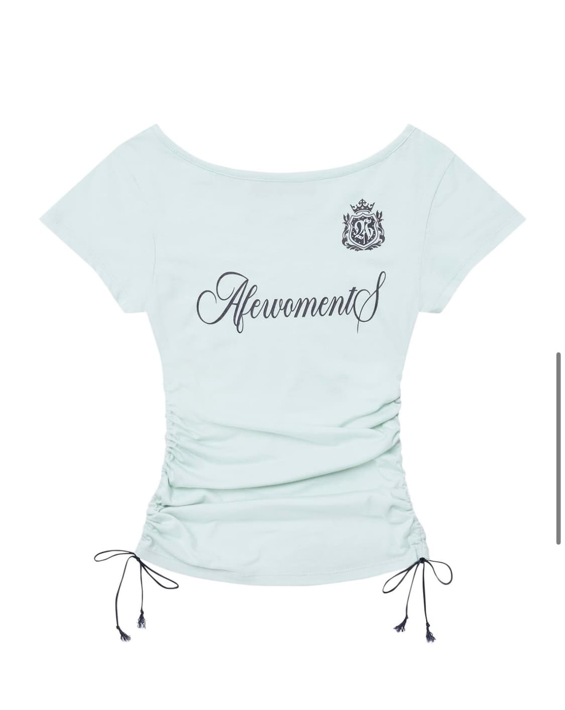 Afewcomments Emblem string tee mint 상품이미지1
