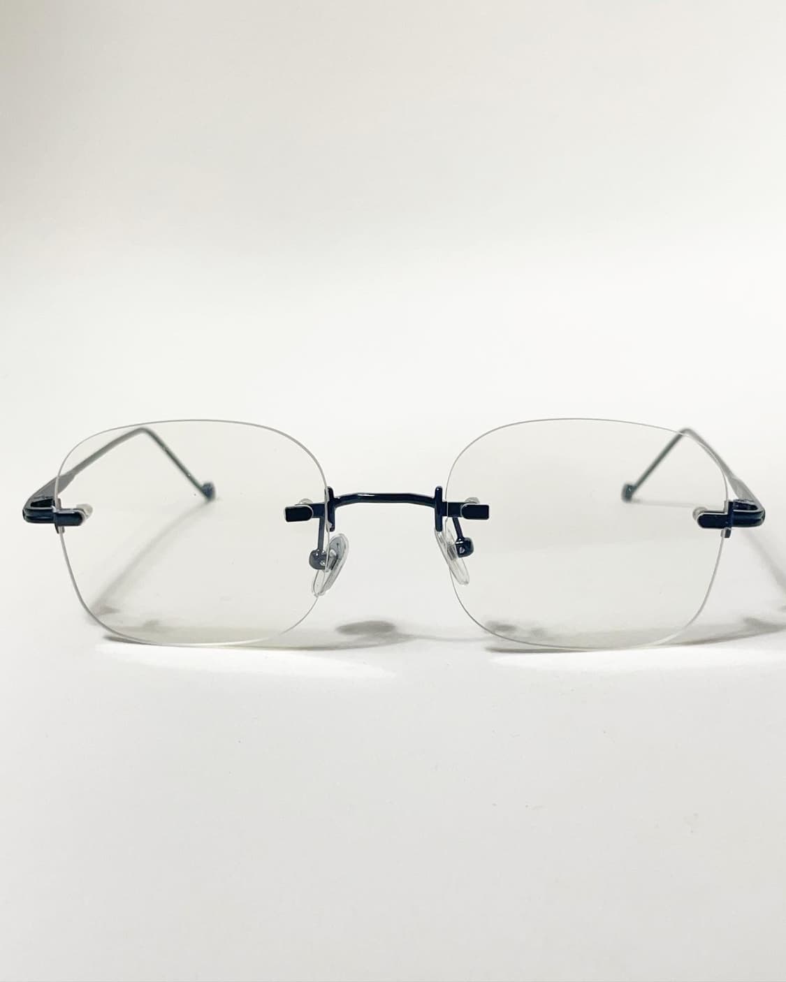 90s 무테 스퀘어 프레임 빈티지 안경 상품이미지2