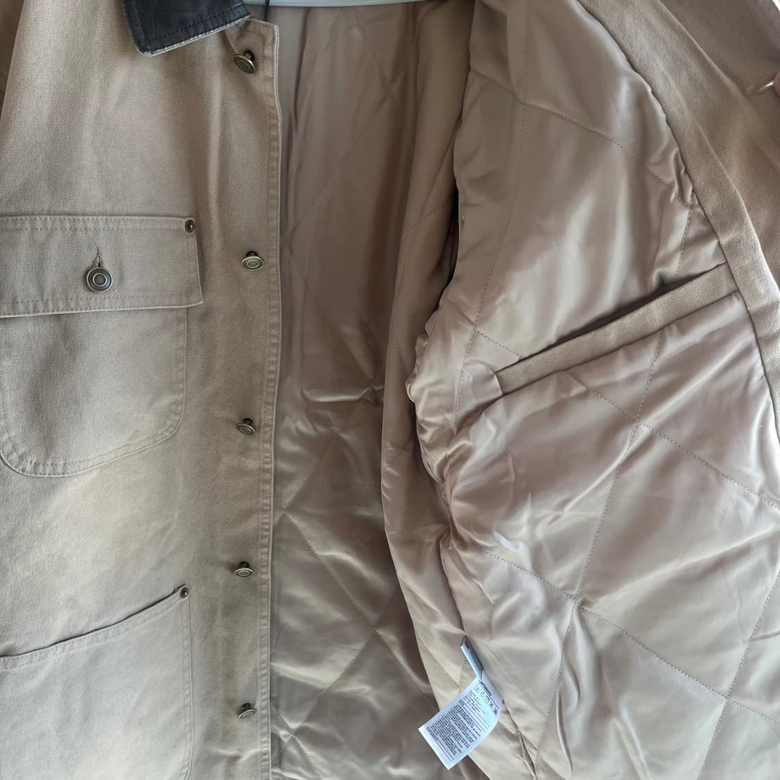 새상품(L)파르티멘토 신슐레이트 워시드 코어 자켓 베이지 상품이미지4