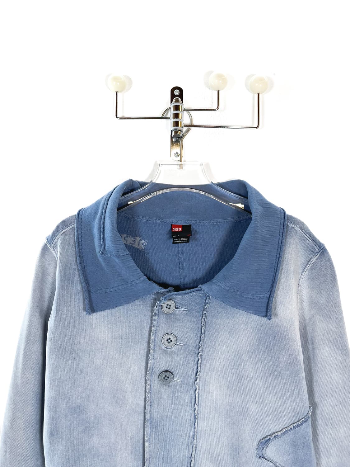 디젤 블루 코튼 가디건 자켓 상품이미지2